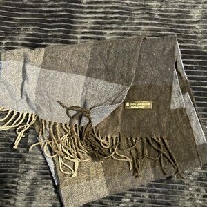 Lorenzo Dark Gray Cashmere Scarf